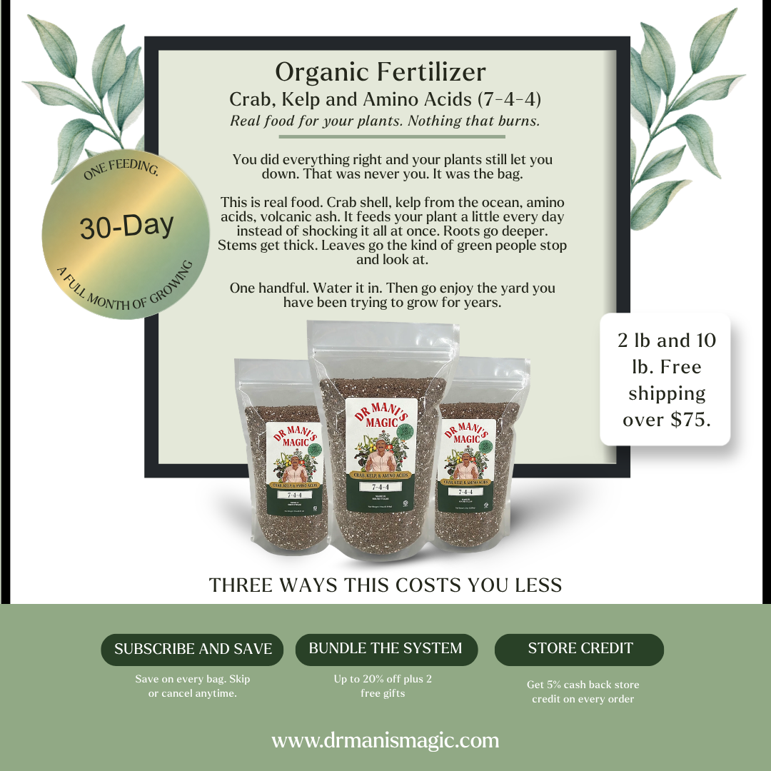 Organic Fertilizer | Crab, Kelp & Amino Acids