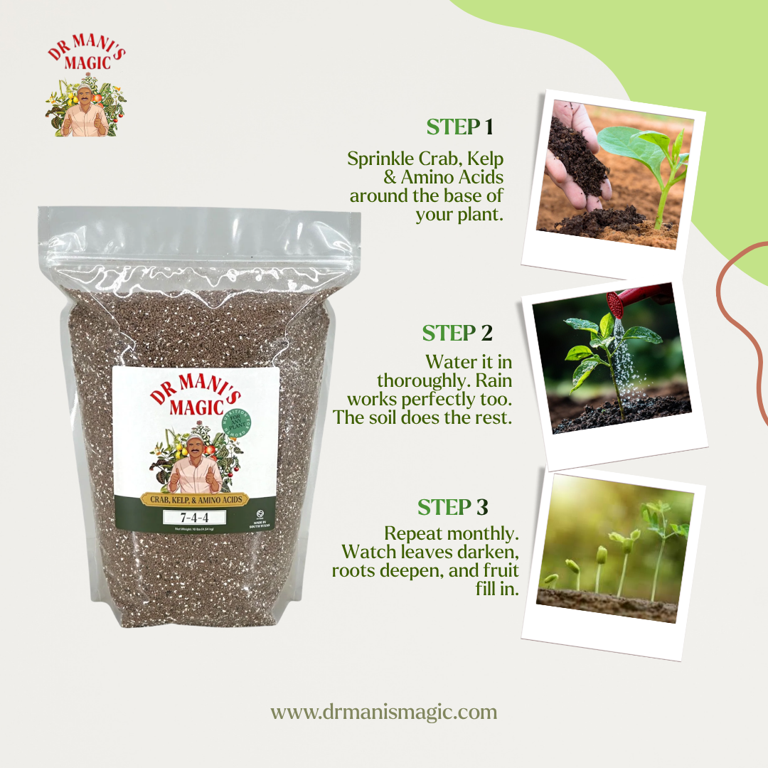 Organic Fertilizer | Crab, Kelp & Amino Acids