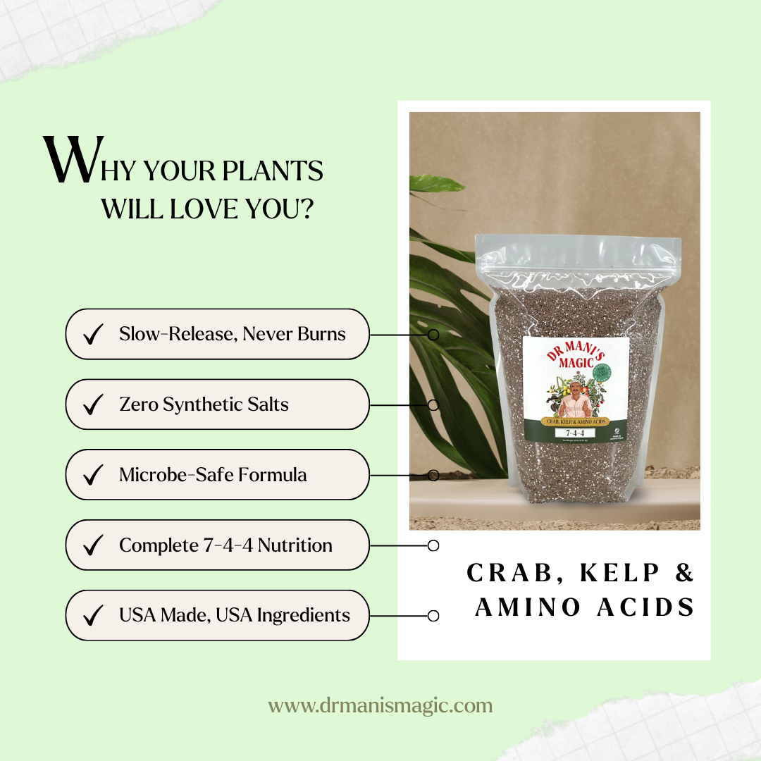 Organic Fertilizer | Crab, Kelp & Amino Acids